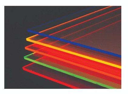 Acrilico a color para Impresion UV